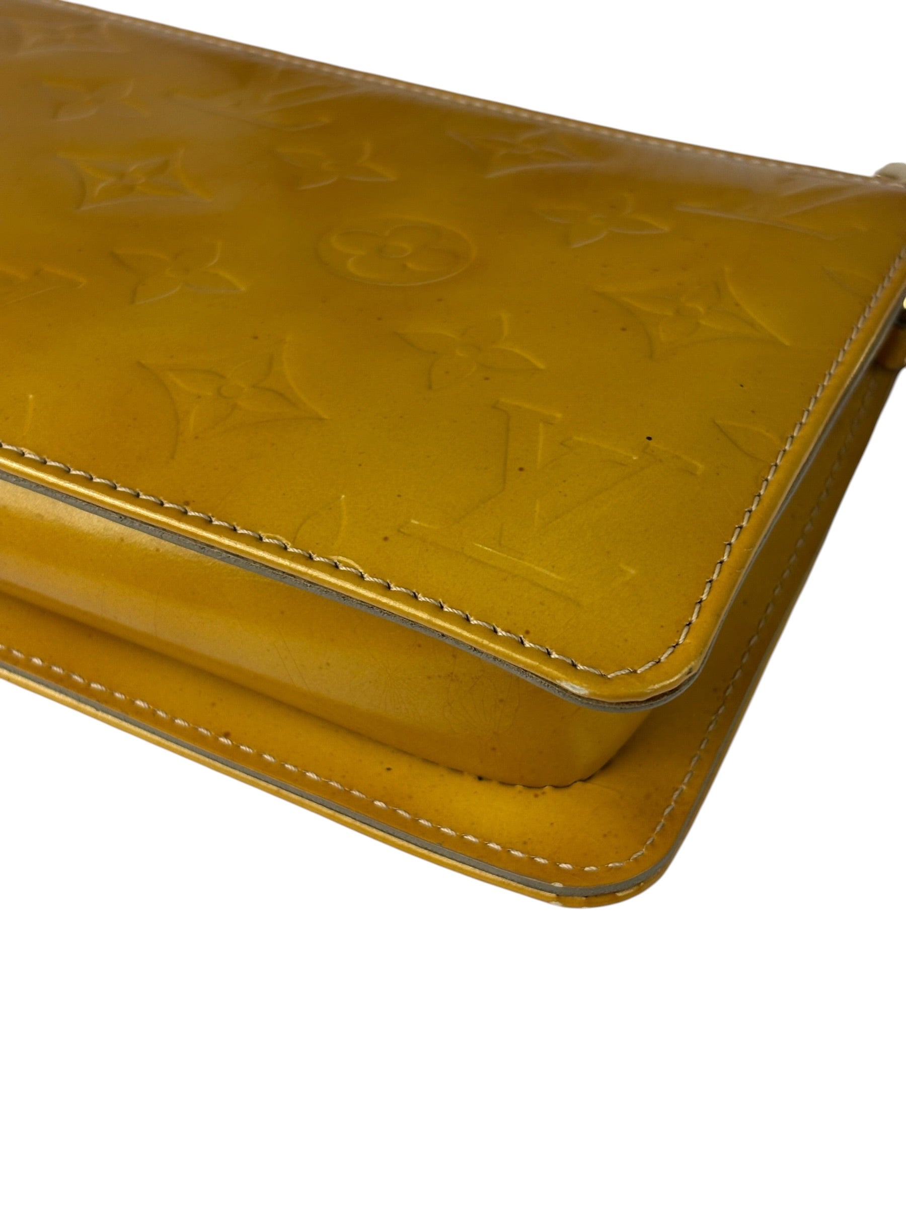 Louis Vuitton Yellow Vernis Pochette