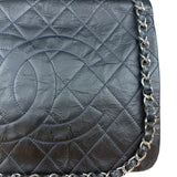 Chanel Black Leather Reissue 2.55 Flap Shoulder Bag 1999