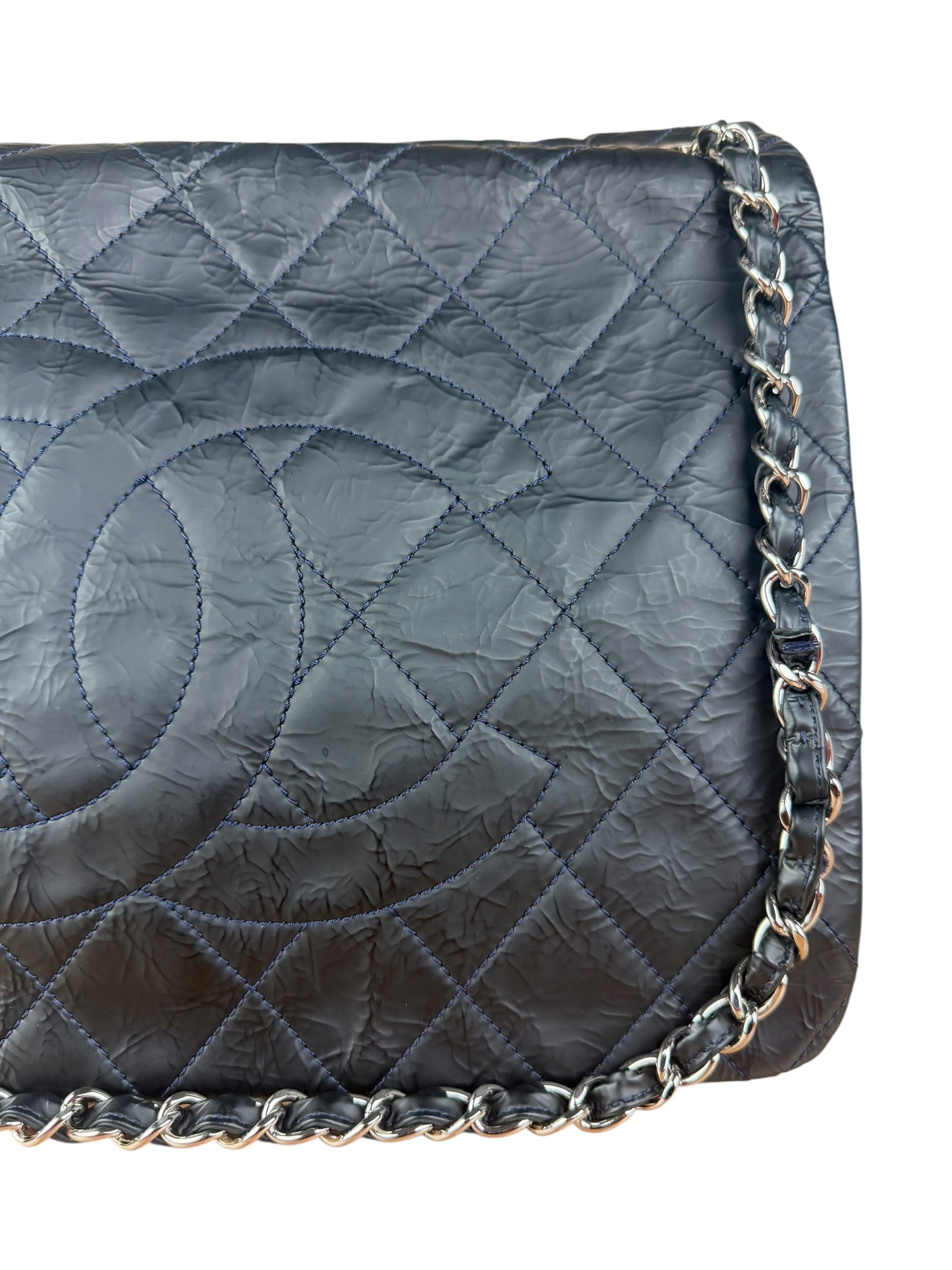 Chanel Black Leather Reissue 2.55 Flap Shoulder Bag 1999