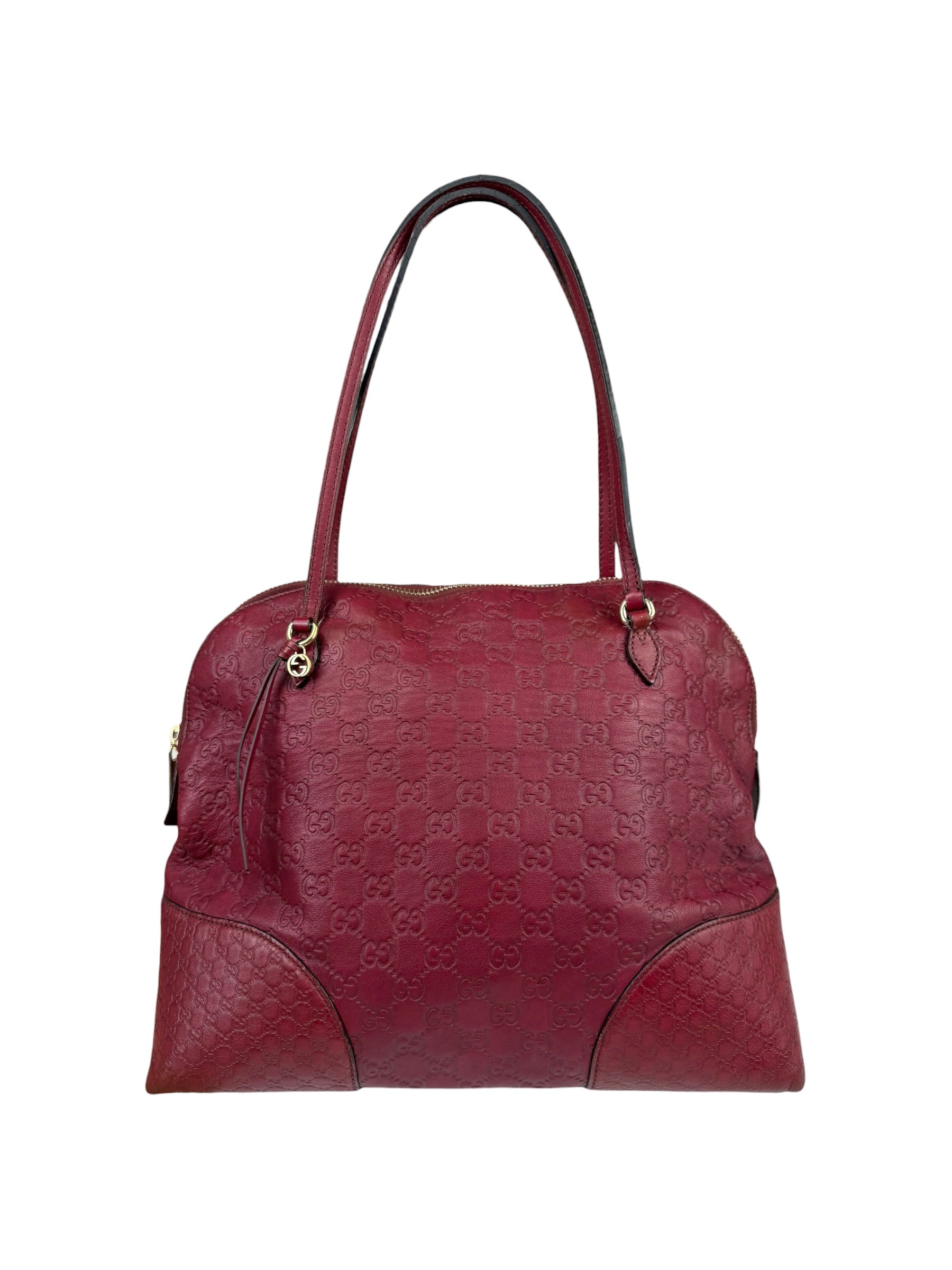 Gucci Ruby Red Bree Dome Tote
