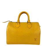 Louis Vuitton Yellow Epi Leather Speedy 25