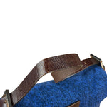 Fendi Vintage Blue Cashmere Baguette