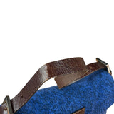 Fendi Vintage Blue Cashmere Baguette