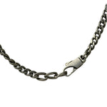 Gucci Sterling Silver Tag Turquoise Enamel Pendant Necklace