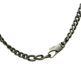 Gucci Sterling Silver Tag Turquoise Enamel Pendant Necklace