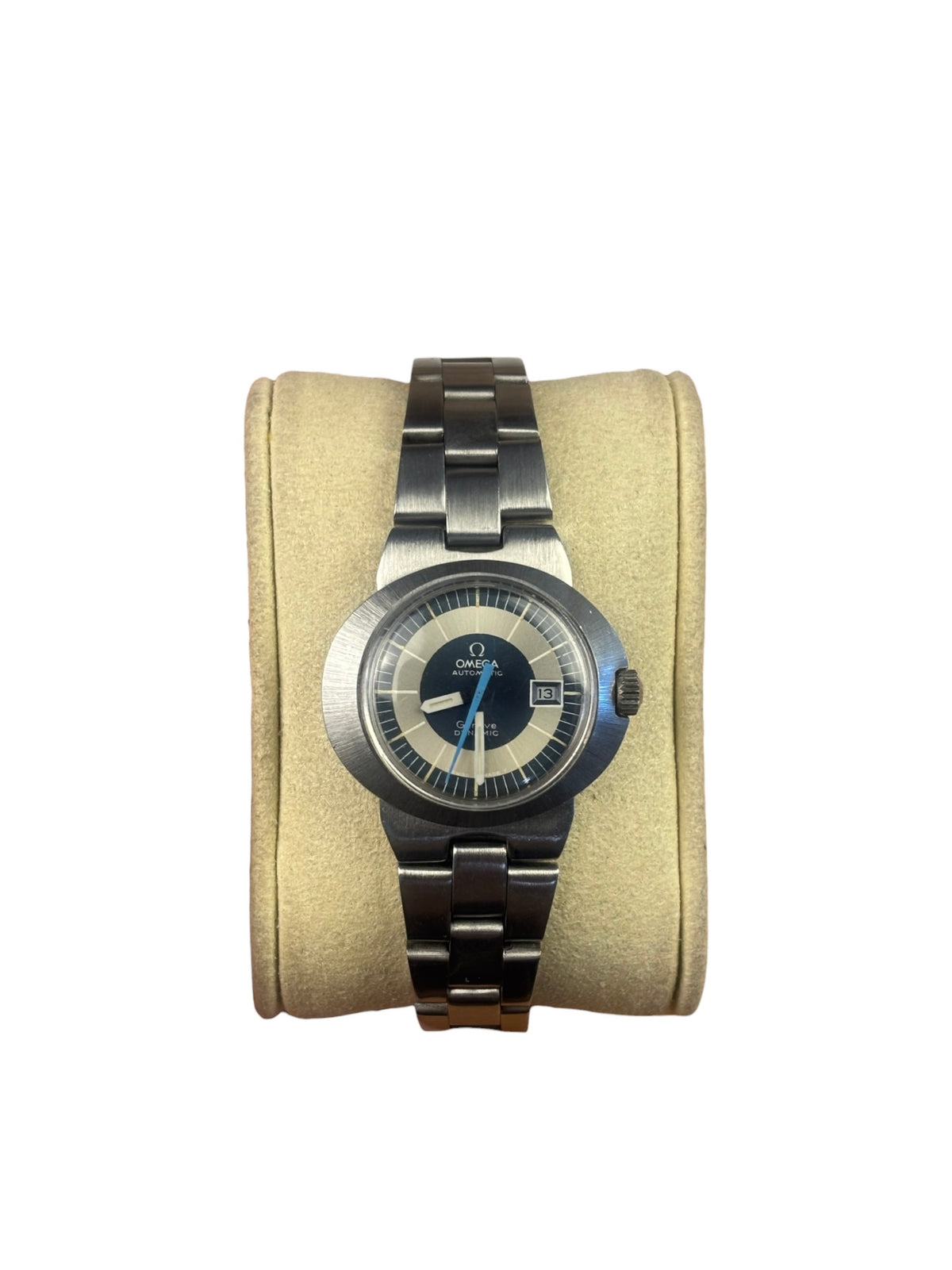 Omega Geneve Dynamic Blue Oval Dial