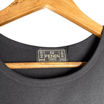 Fendi Embroidered Logo Top