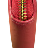 Prada Vintage Pink Saffiano Leather Long Wallet