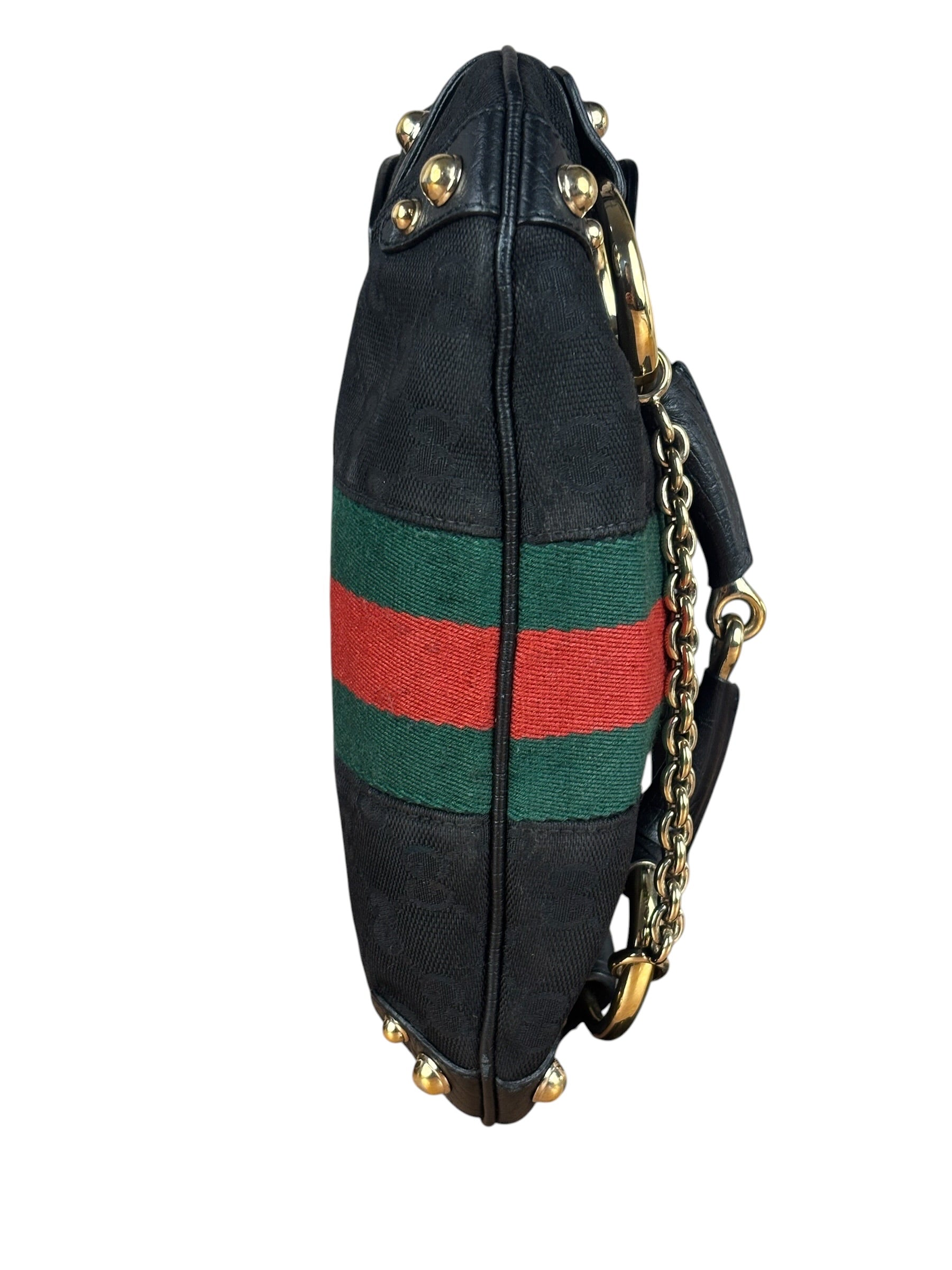 Gucci Vintage Horsebit Shoulder Bag