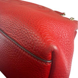 Gucci Red Leather Soho Chain Shoulder Bag