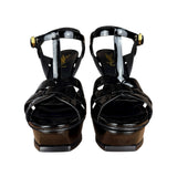 Saint Laurent Tribute Patent Leather Black Heels