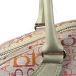 Burberry Blue Label Pink Multi Logo Bowler Bag