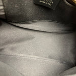 Gucci Vintage GG Black Canvas Pochette