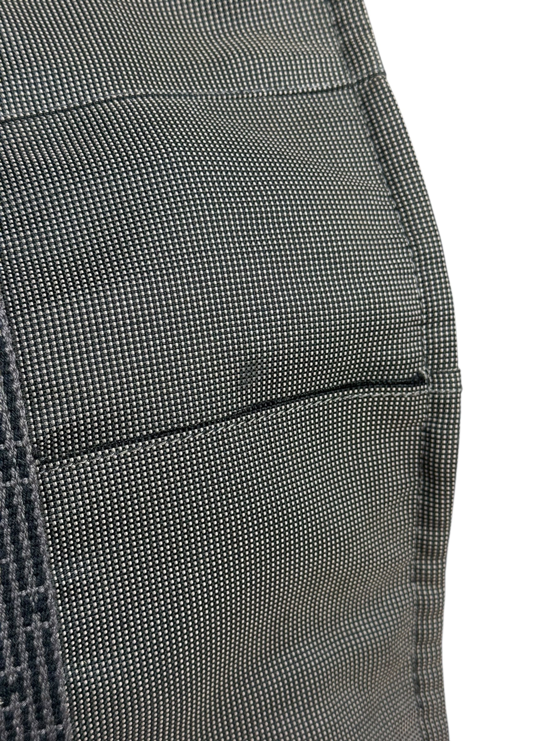 Hermes Herline Canvas Tote Grey