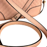 Gucci Bree Microguccissima Leather Camera Bag Pink