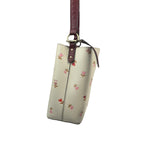 Coach Cream/Burgundy Small Town Bucket Bag