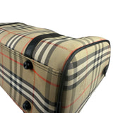 Burberry Vintage Haymarket House Small Boston Bag