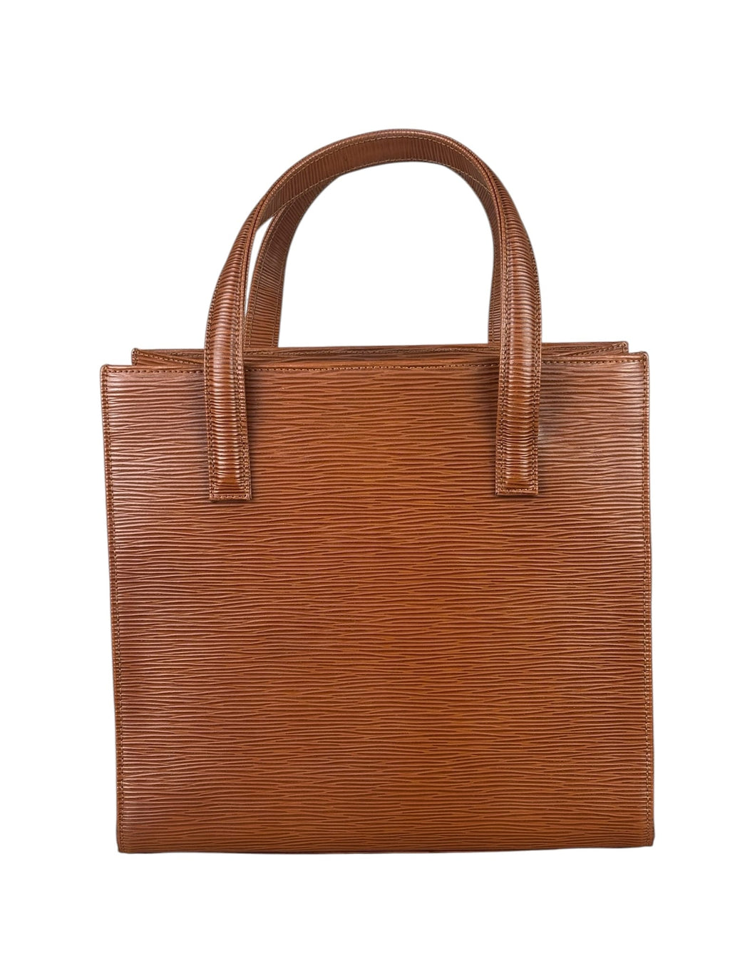 Fendi Clay Brown Epi Leather Monceau Two-Way Bag