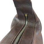 Ferragamo Vintage Brown Leather Hobo Bag
