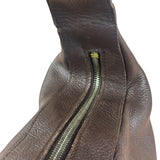 Ferragamo Vintage Brown Leather Hobo Bag