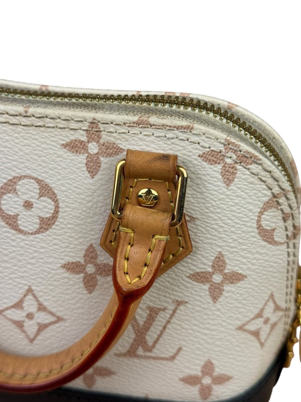 Louis Vuitton Off-White/Black Monogram Dune Nano Alma Two-Way Bag