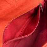 Chanel Red Quilted Caviar Leather Timeless Shoulder Bag 2012