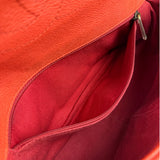 Chanel Red Quilted Caviar Leather Timeless Shoulder Bag 2012