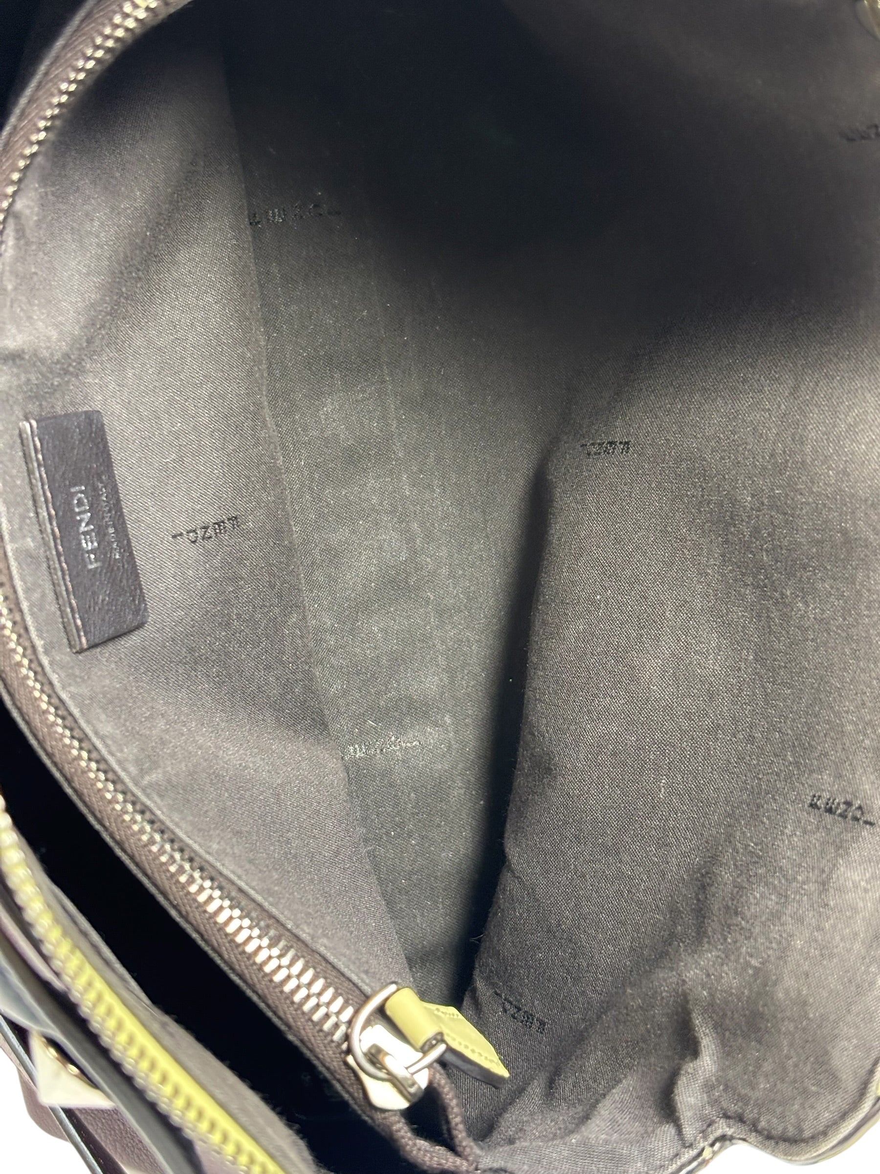 Fendi Burgundy By The Way 2 Way Boston Bag
