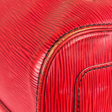 Louis Vuitton Red Epi Keepall 45