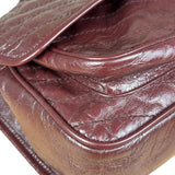 YSL Maroon Leather M Niki Shoulder Bag