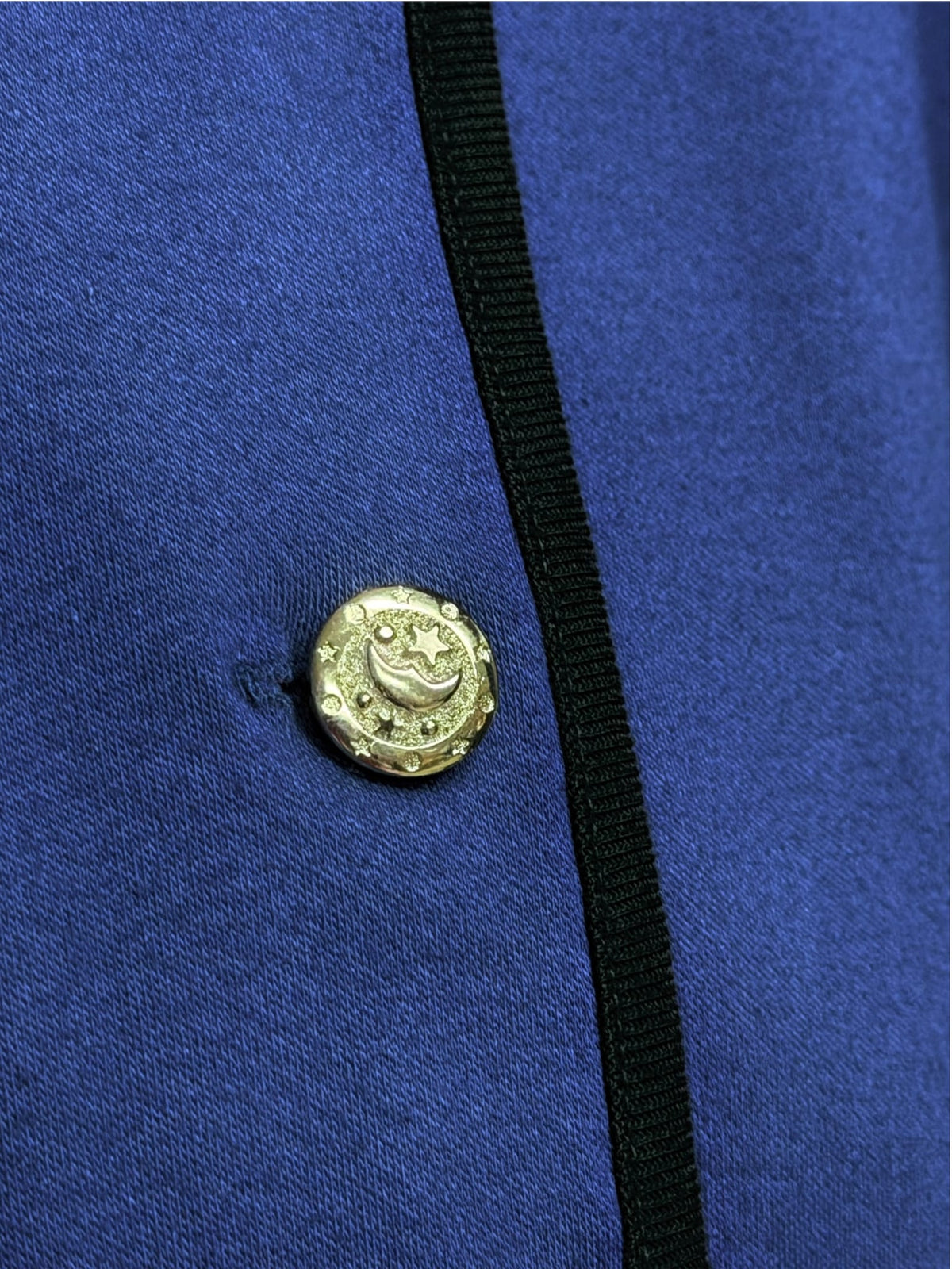 Yves Saint Laurent Kids Purple/Navy Cotton Color-block Jacket