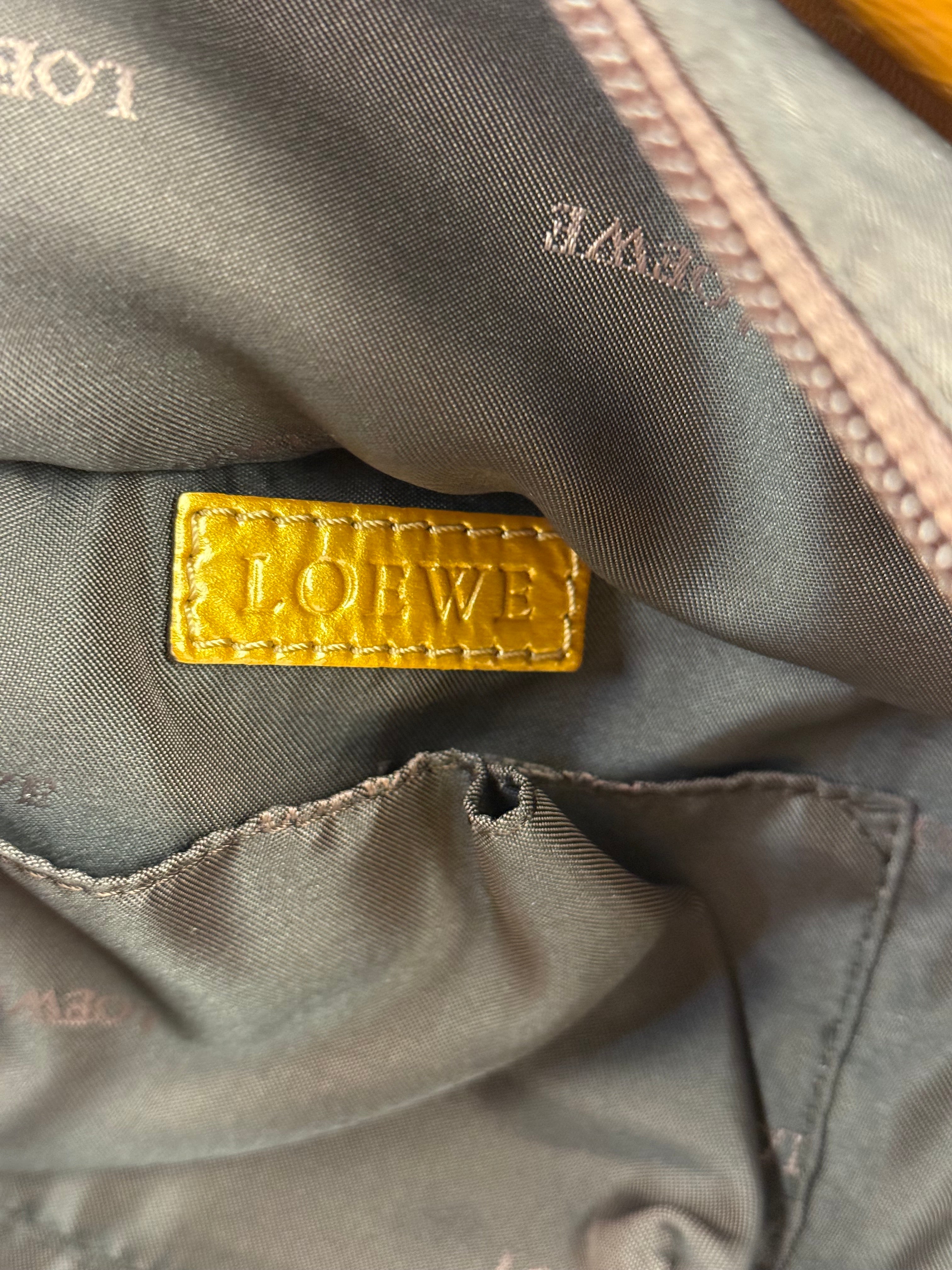 Loewe Metallic Gold Nappa Aire Handbag