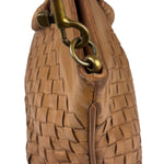 Bottega Veneta Brown Woven Intrecciato Pochette