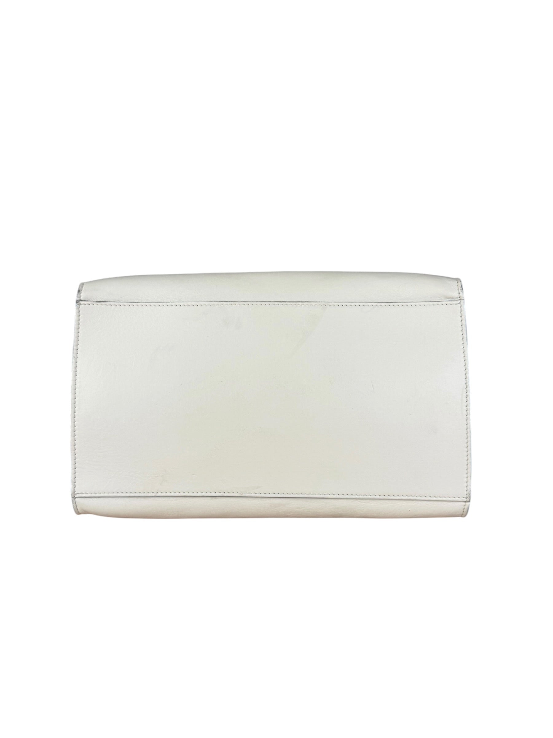 Celine Trapeze Leather 2Way Python Handle Handbag