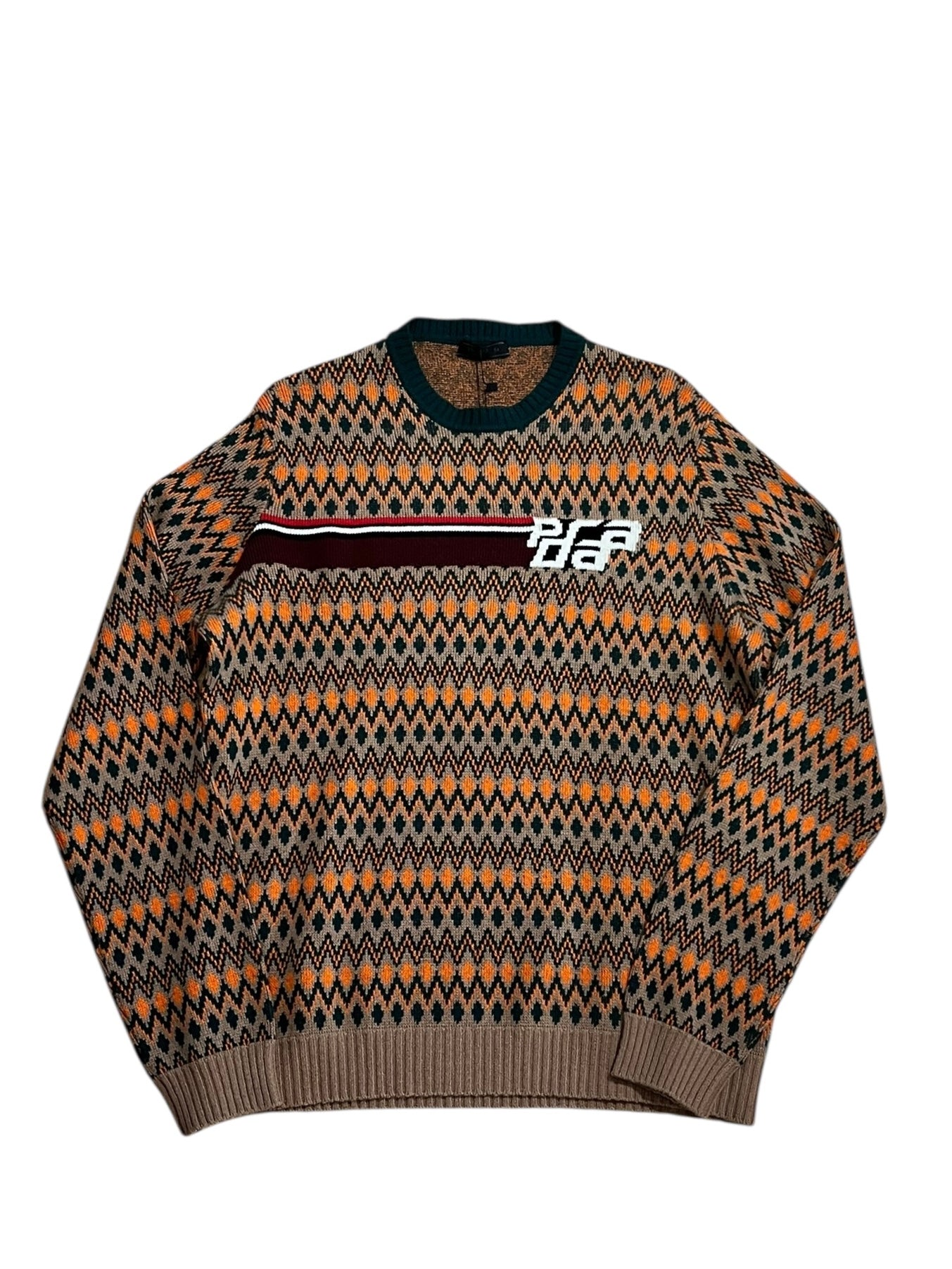 Prada 2018 Wool/Cashmere Patterned Sweater