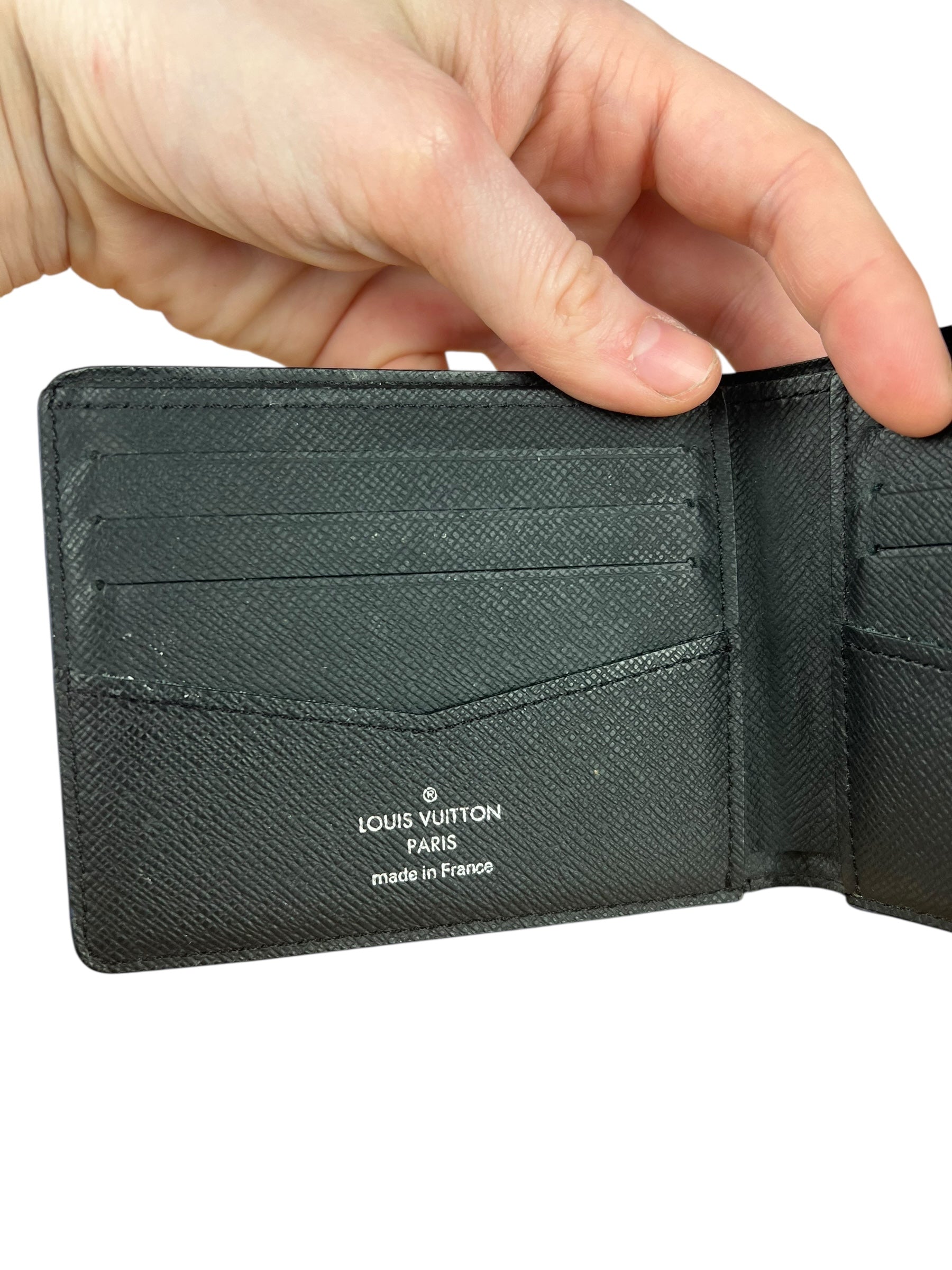 Louis Vuitton Damier Graphite Canvas Slender Map Wallet