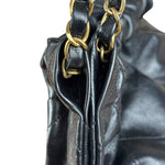 Chanel Black Quilted Leather 22 Chain Hobo Bag 2021