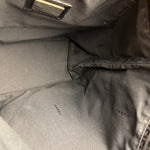 Fendi FF Black Canvas Logo Tote