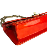 Chanel Red Metallic Evening Star Flap Bag 2008