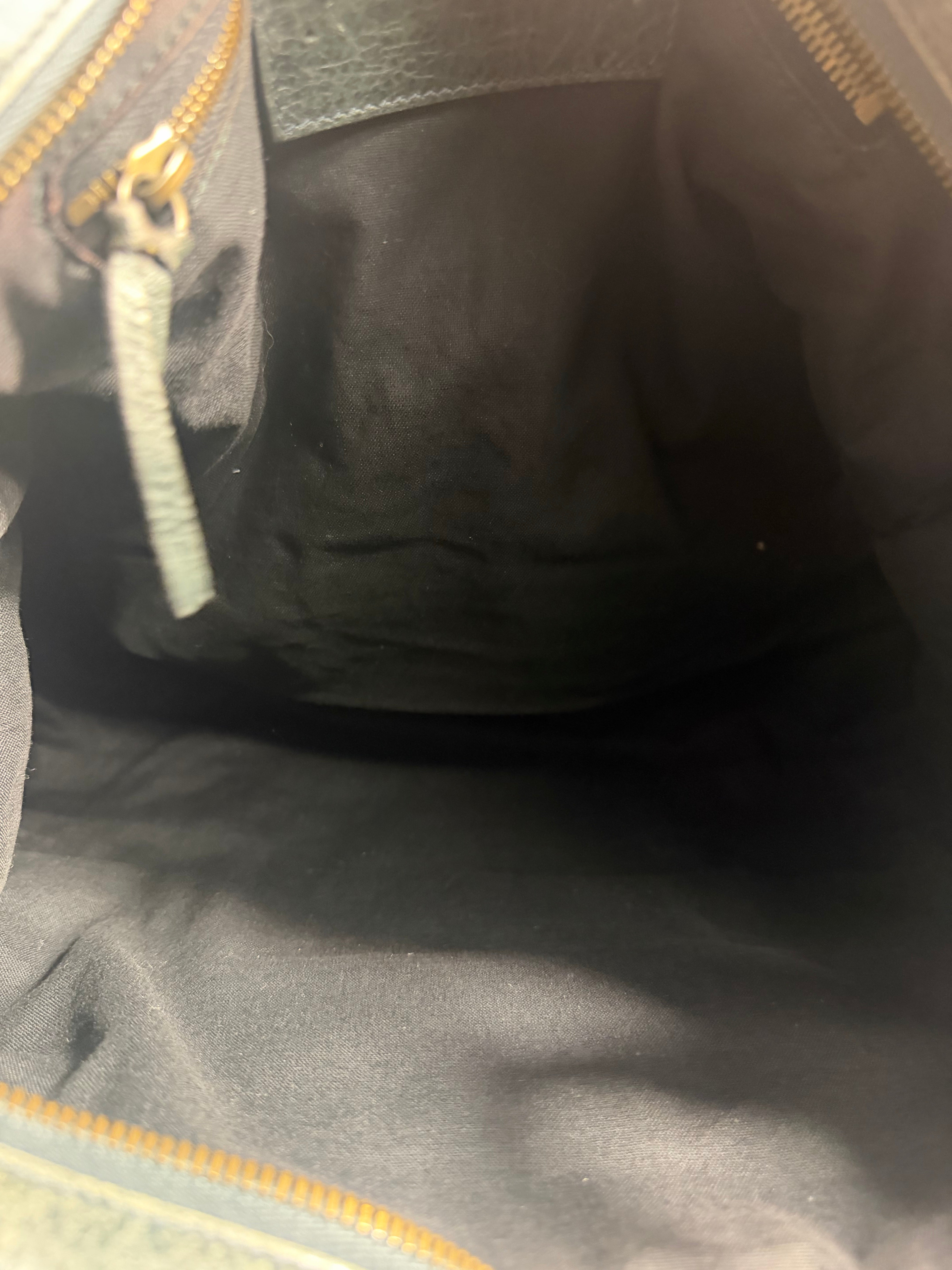 Balenciaga Grey Leather Medium Le City Shoulder Bag