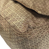 Fendi Brown Leather Trim Zucca Mamma Forever Baguette