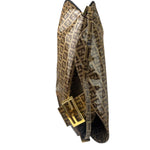 Fendi Brown PVC Zucca Baguette