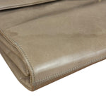 Bally Leather Bow Clutch