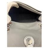 Balenciaga Silver Crush Small Souvenirs & Rhinestone Shoulder Bag