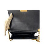 Chanel Black Caviar Leather Boy Bag