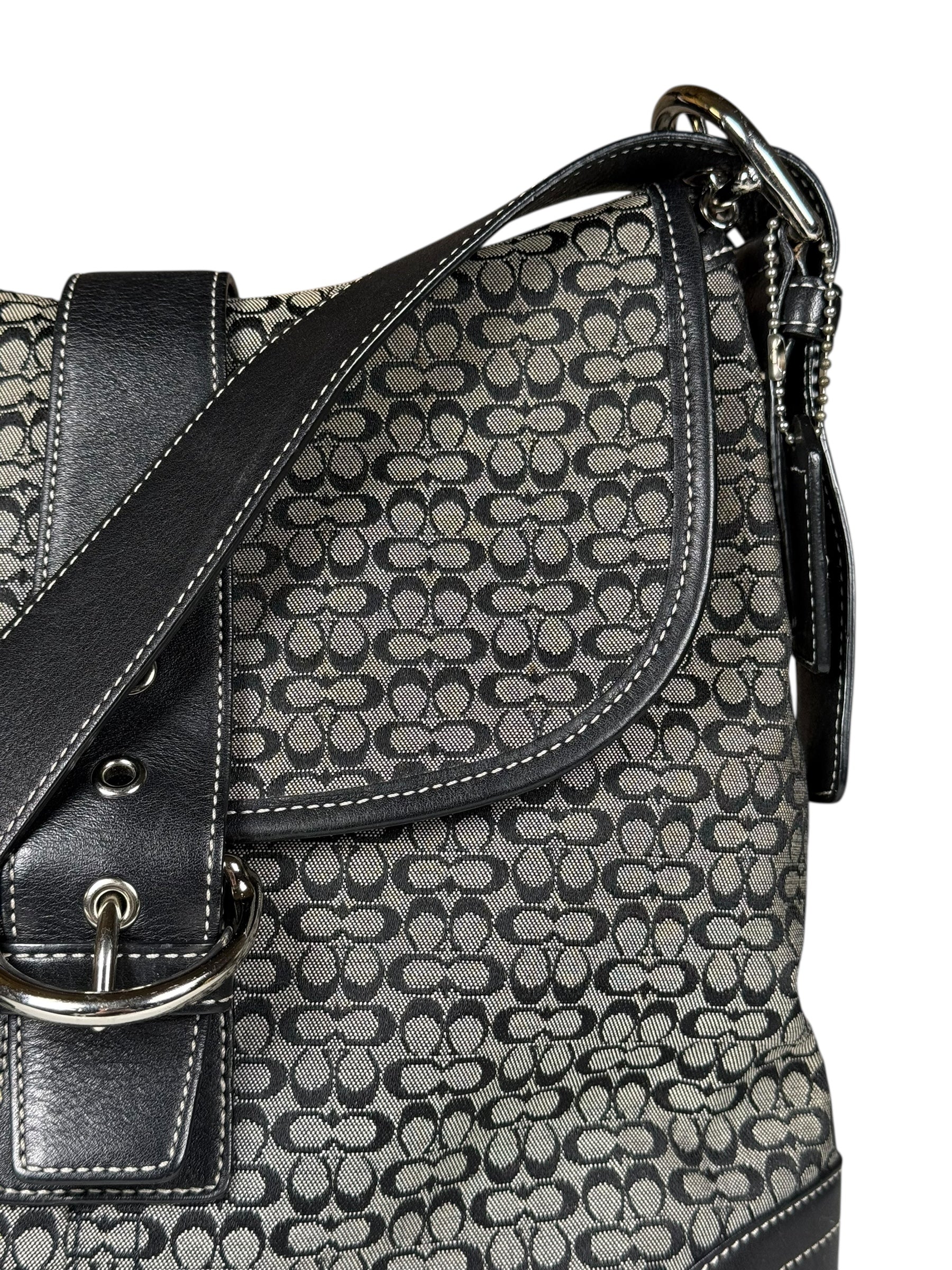 Coach Vintage Mini Anagram Buckle Crossbody