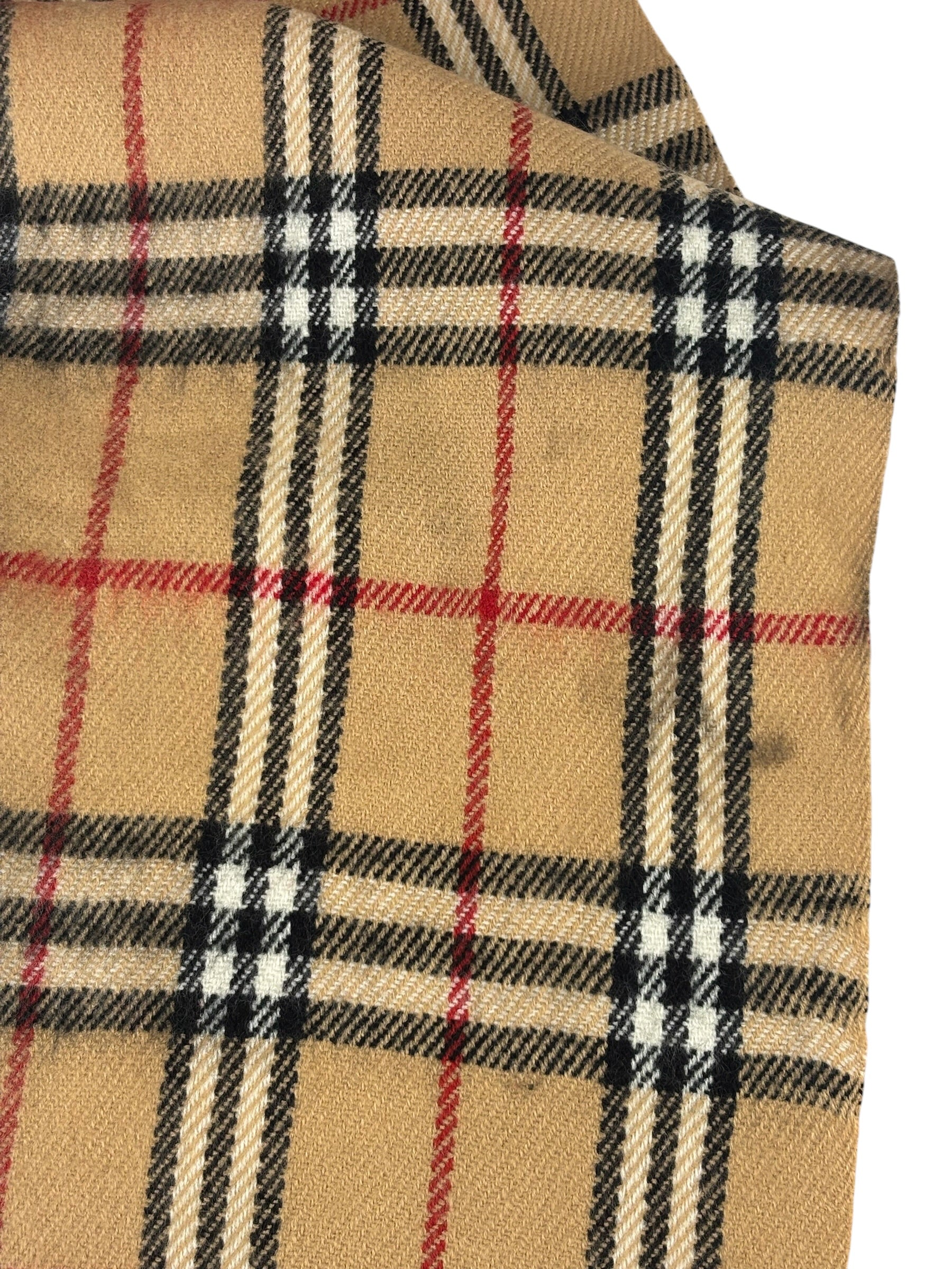 Burberry's Vintage Lambswool House Check Scarf