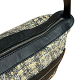 Chanel Black/Beige Tweed Clover Hobo Shoulder Bag '05-'06