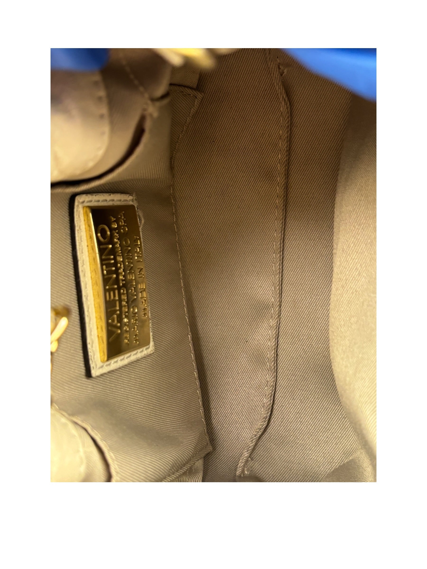 Valentino Cream Slouchy Handbag