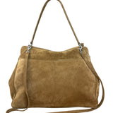 Balenciaga Rodeo Handbag Suede/Fleece Brown